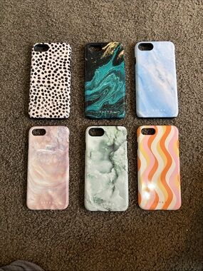 Burga  Patterned iPhone SE Phone Case Collection - Set of 6